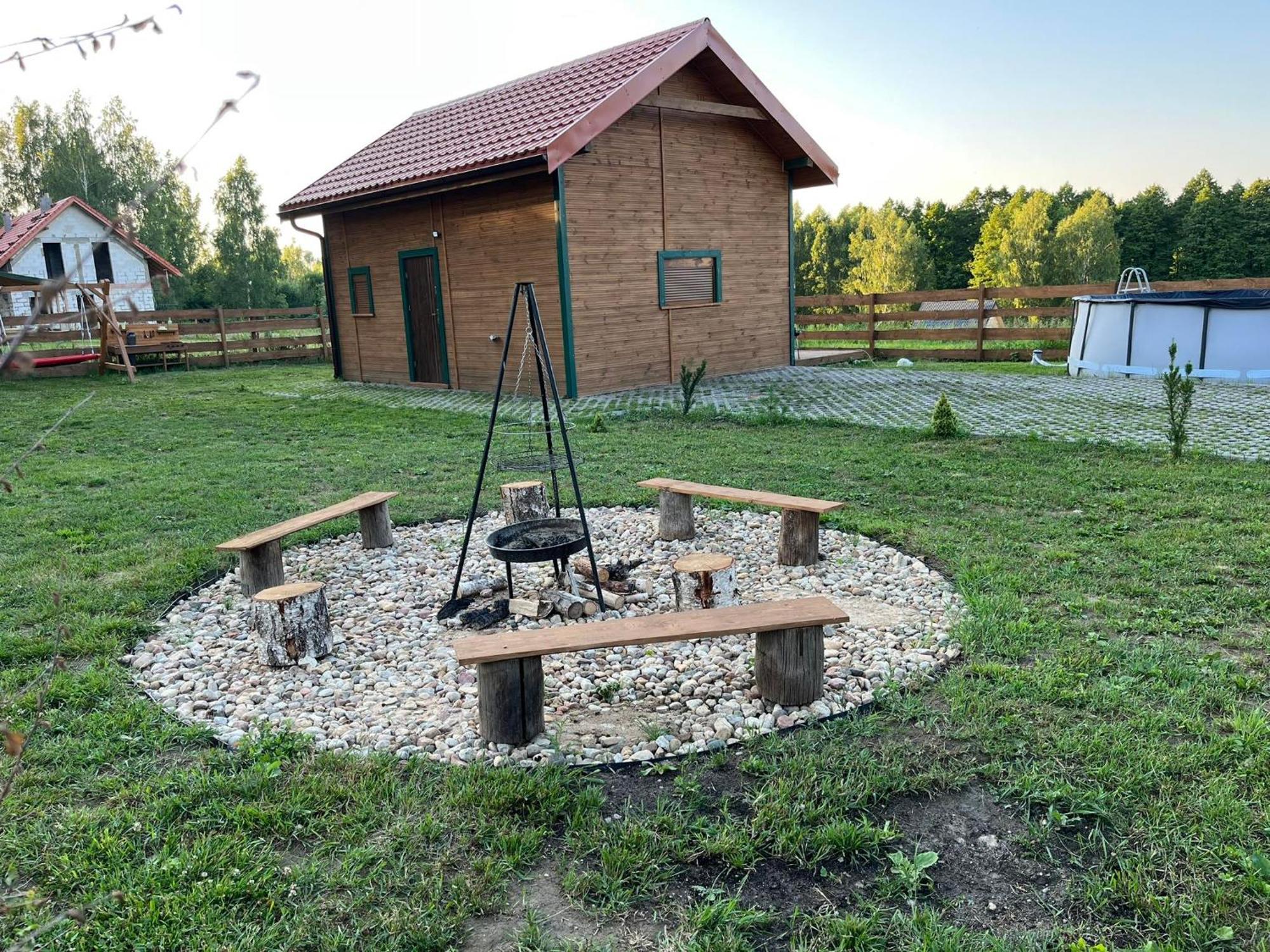 Zielona Chatka Nad Sapina Pozezdrze Luaran gambar